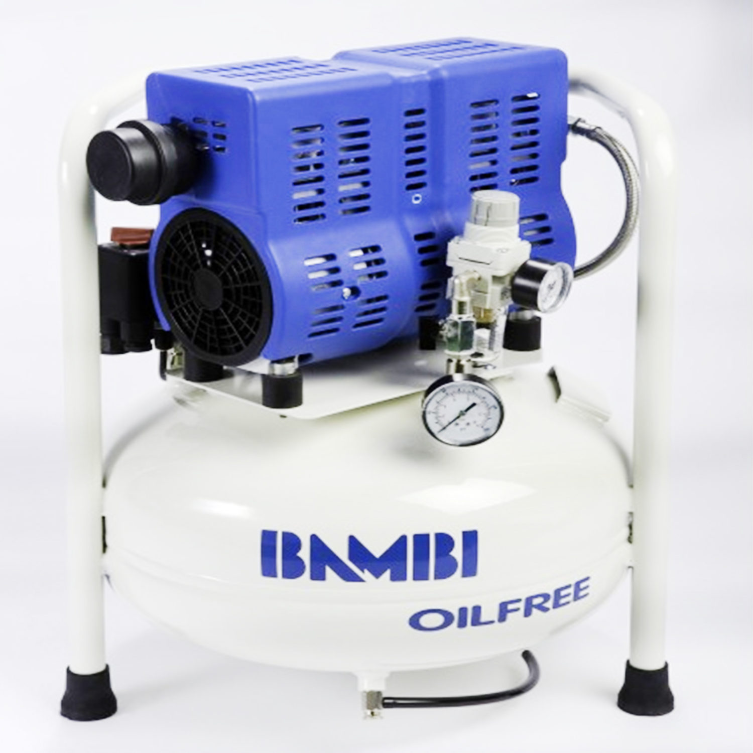 Bambi Silent Oil Free Compressor 24L, 240V J A Milton