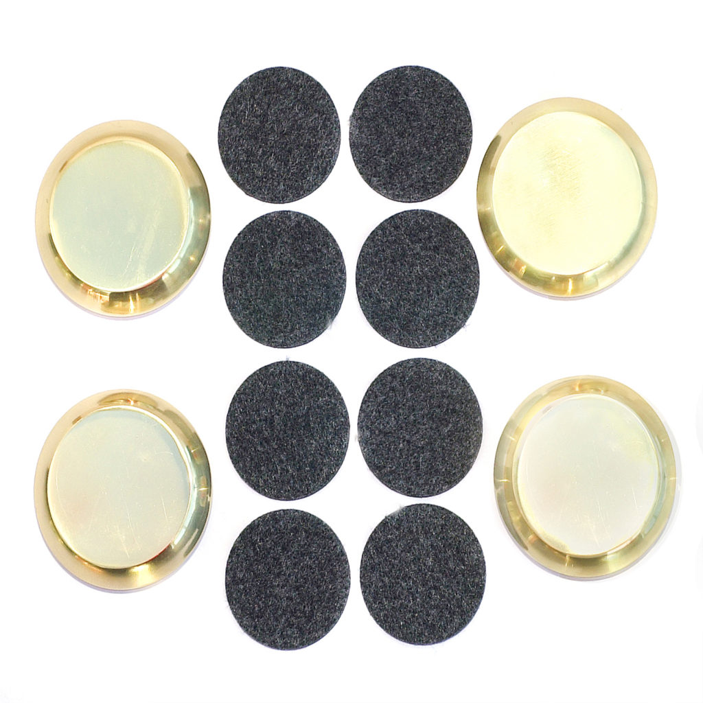 Merriway® BH00150 (8 Pcs) Castor Caster Cups With Felt Pad, Outer - View #4