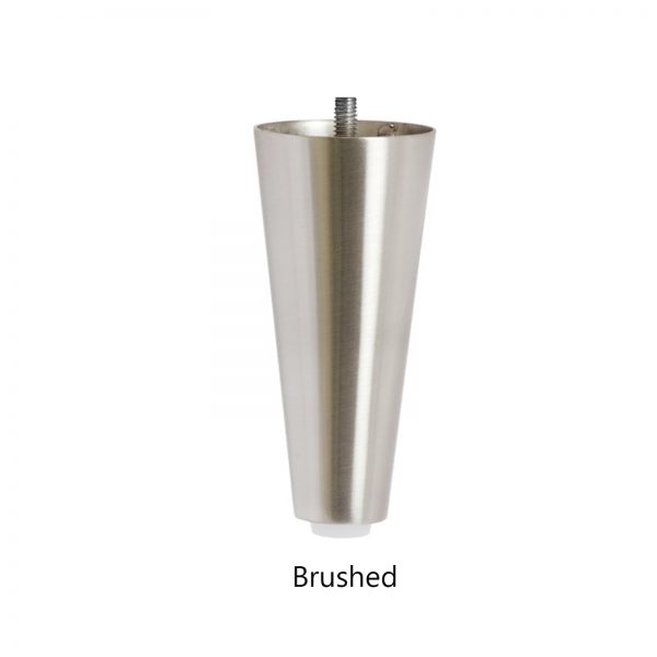Ceiriog 127mm high Brushed Metal Leg
