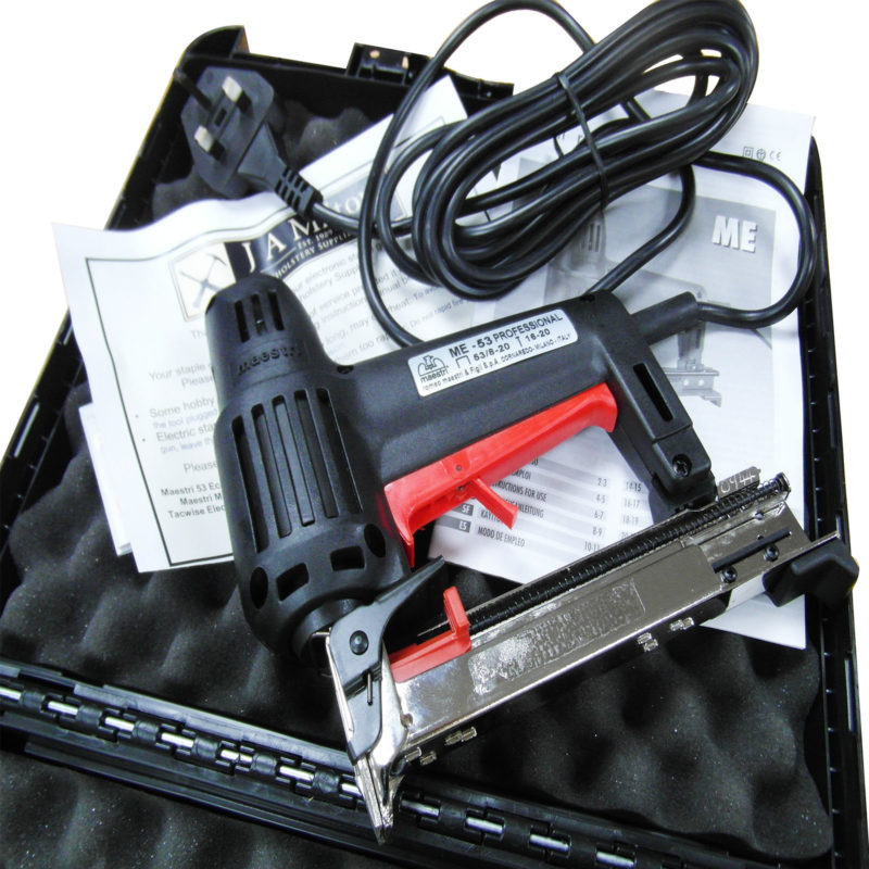 Electric Upholstery Staple Guns J A Milton