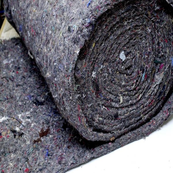 Blue/Black Wool Felt