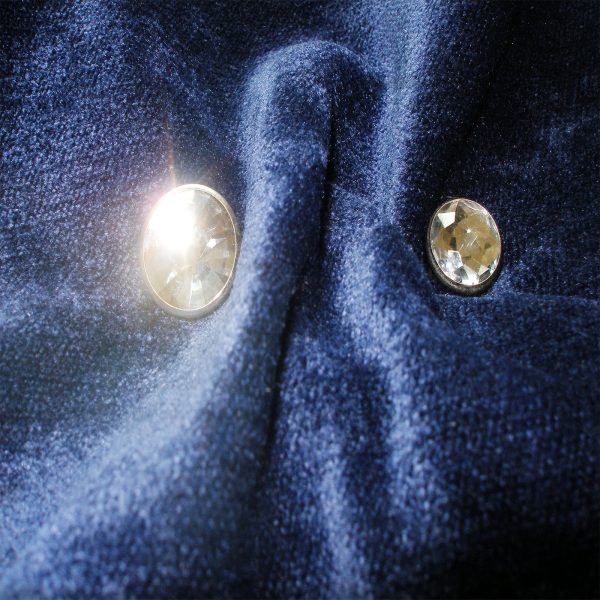 Gem (Diamonte) Buttons - Clear.