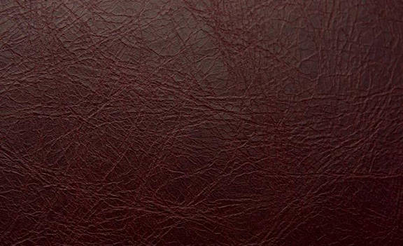 Burgundy leather store