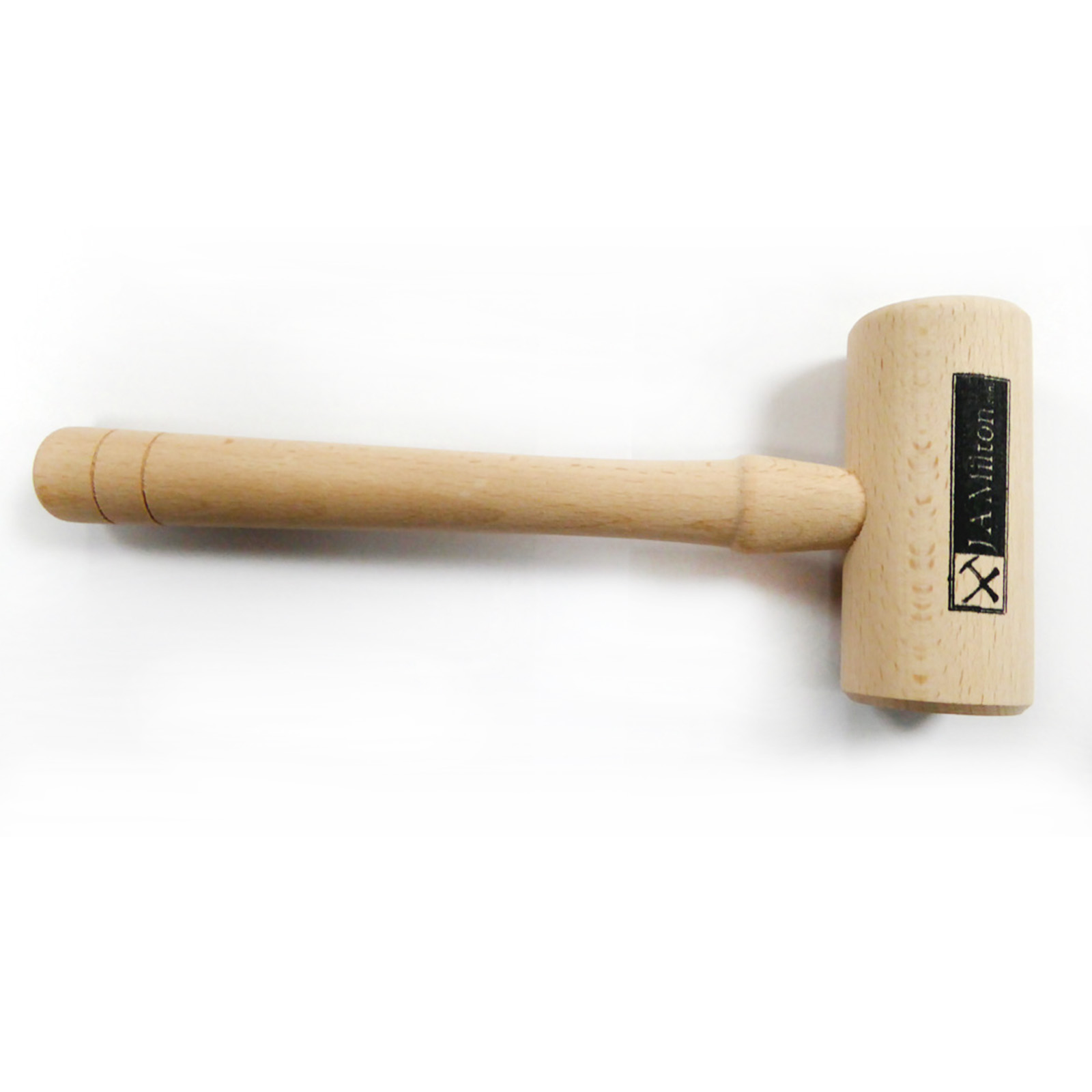 ROUND Wooden Mallet 1 3 4 inch face J A Milton