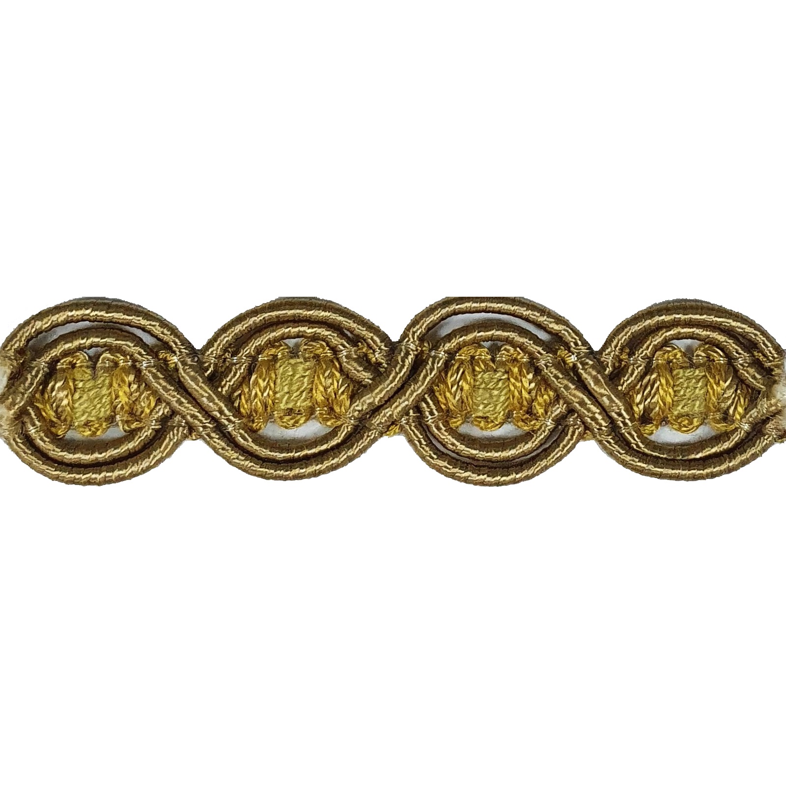 London Eye Braid - Colour. 7092 Gold Mix