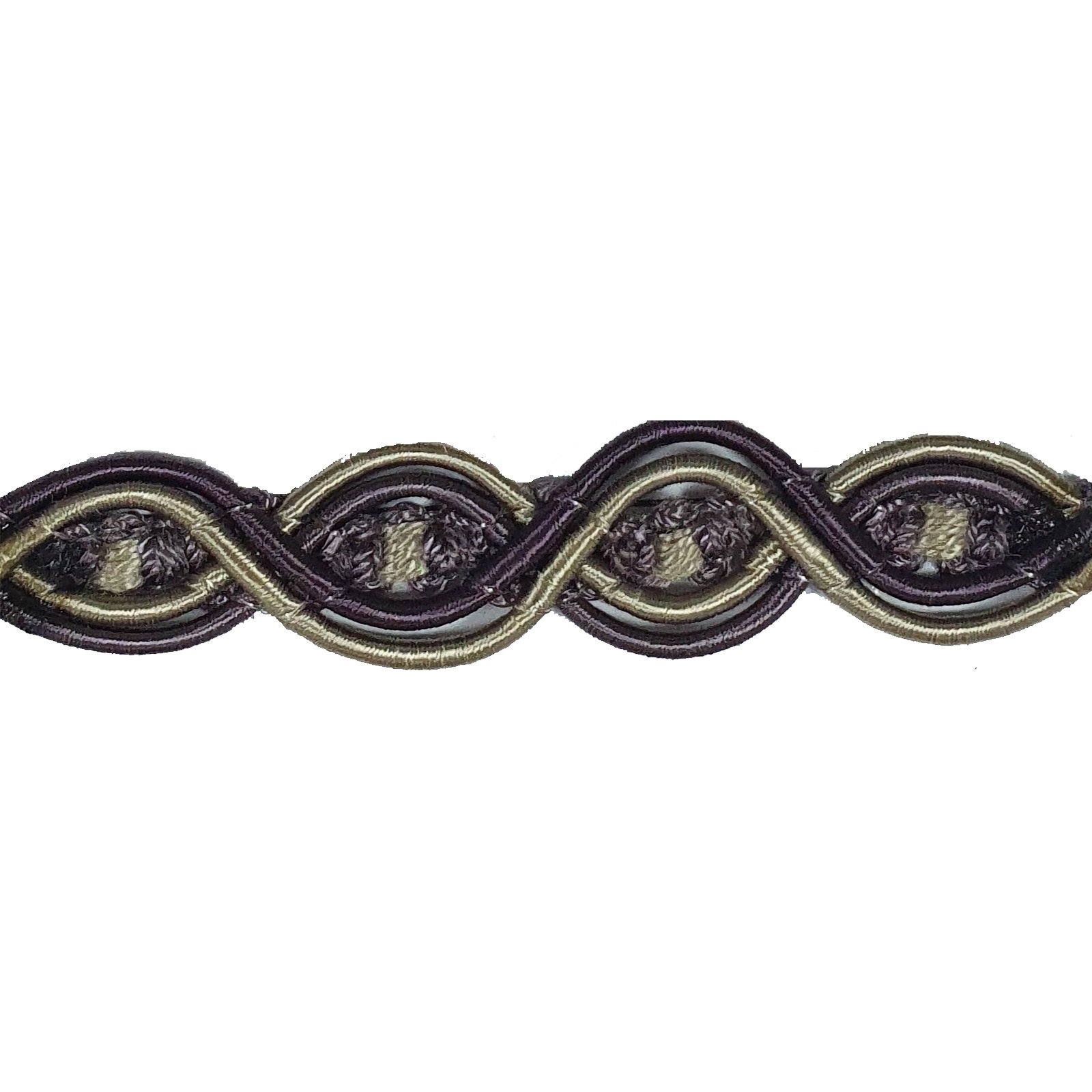 London Eye Braid - Colour 7803 Purple and Grey