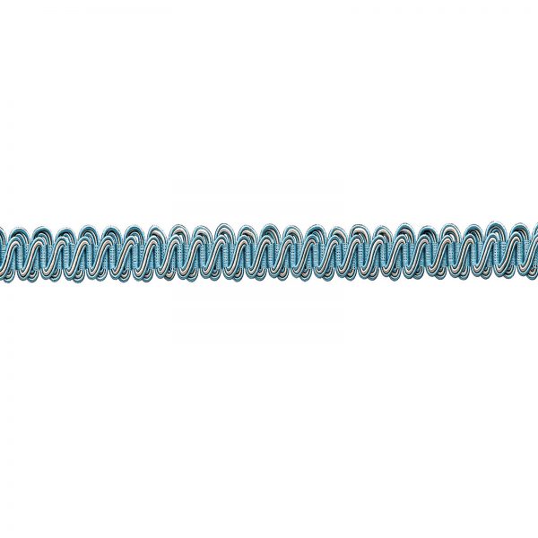 Scroll Gimp Braid Col.1505 Blue/Cream Mix