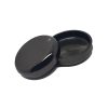 Black Chrome Castor Cups - Image 2