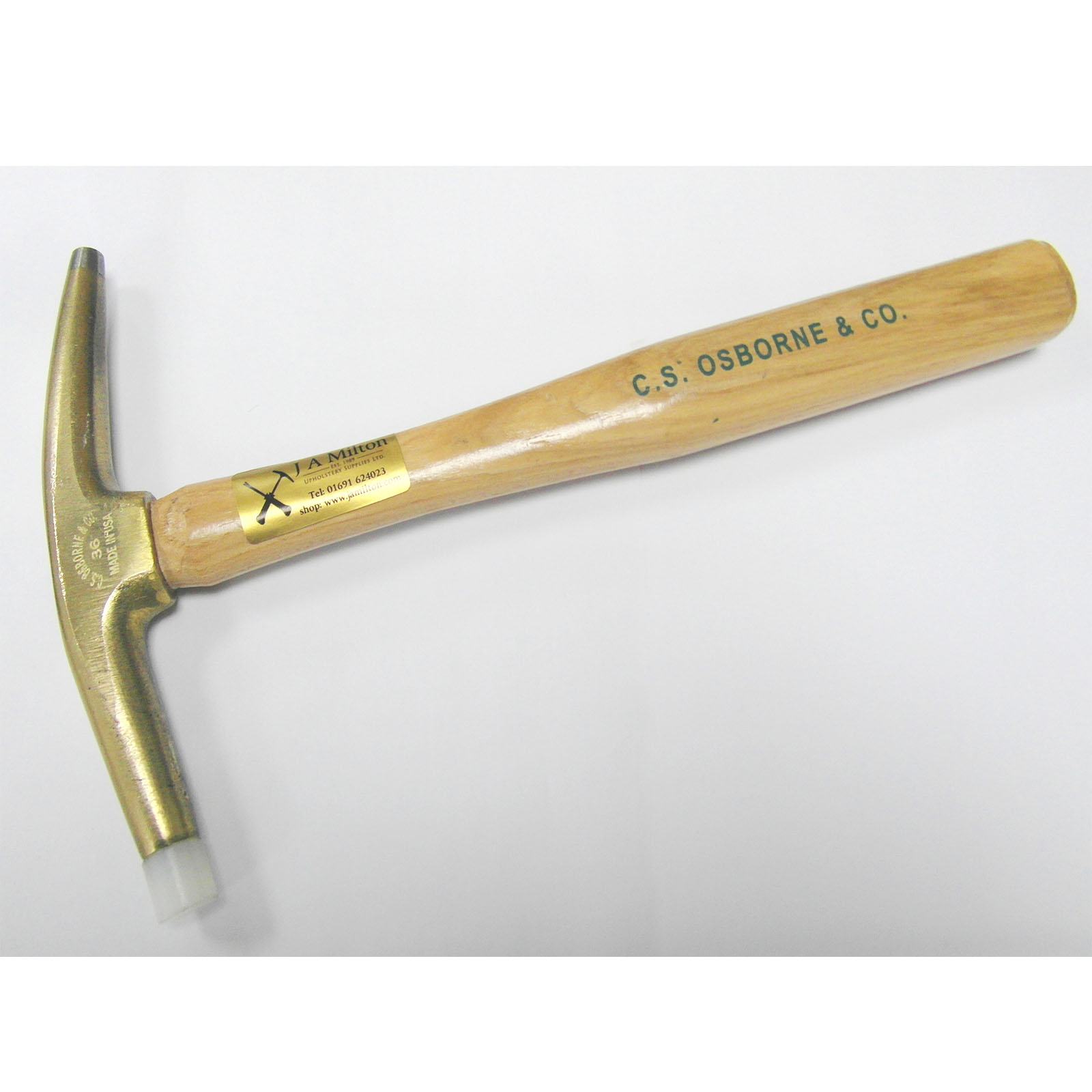 Nylon Tipped Bronze hammer for Fancy Nails J A Milton