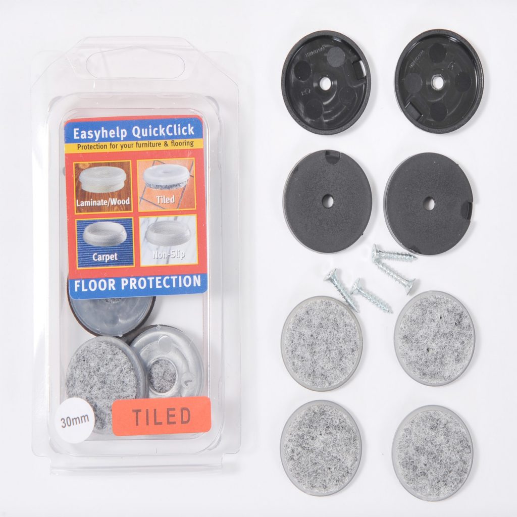 Felt Single Prong Chair Glide | J A Milton