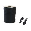 Continuous Zipping Black And Beige With Sliders Cushions Upholstery Nylon Coil Zipper Tape For Sewing Heavy Duty Zips On Roll Number 5 Beige 10 Meter~p104904127