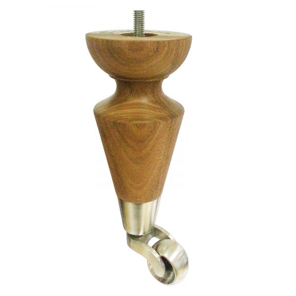 Elegance Leg in Waxed Walnut