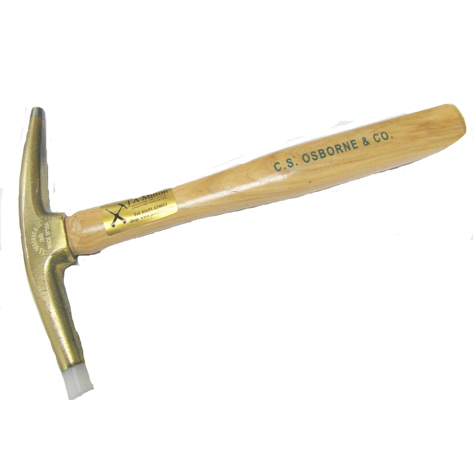 Nylon Tipped Bronze Hammer for Fancy Nails J A Milton